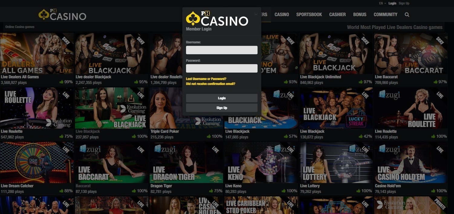 registration in PH casino
