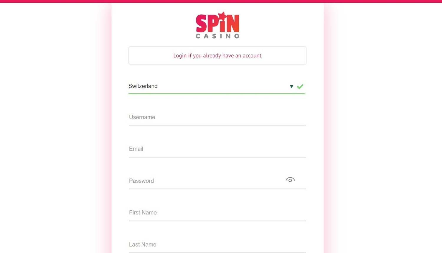 Spin Casino online