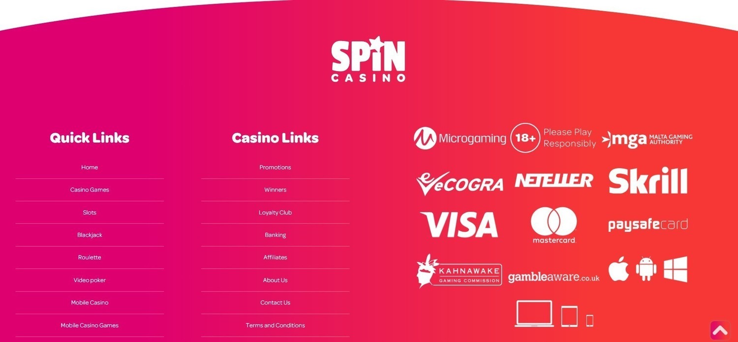 play online at Spin Casino